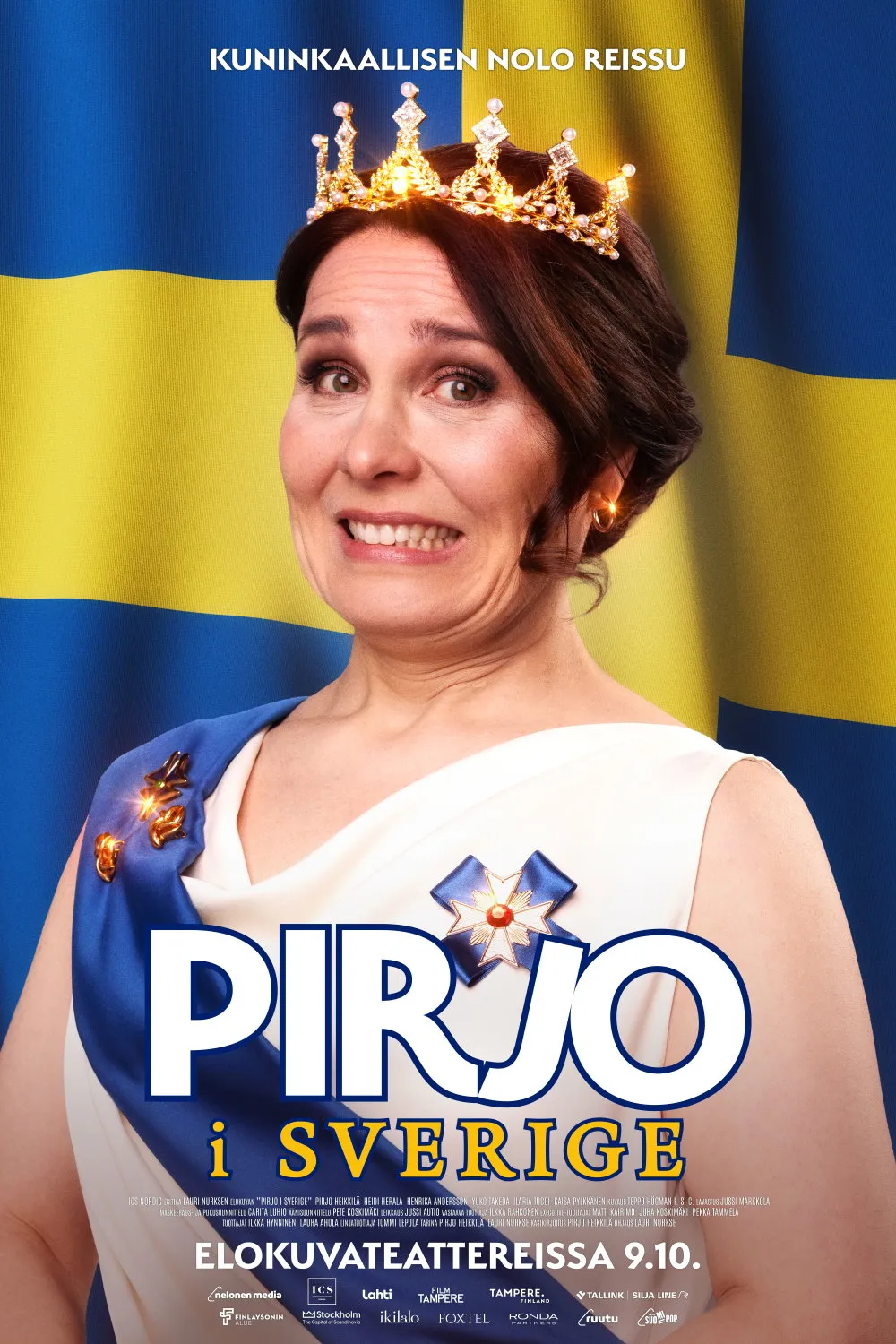 Pirjo i Sverige — juliste