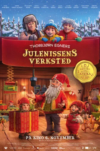 BARNSÖNDAGAR: Jakten på jultomtens verkstad — juliste